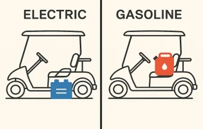 Electric vs. Gasoline Golf Carts: Which Is the Best Choice for Your Golf Course in 2025?