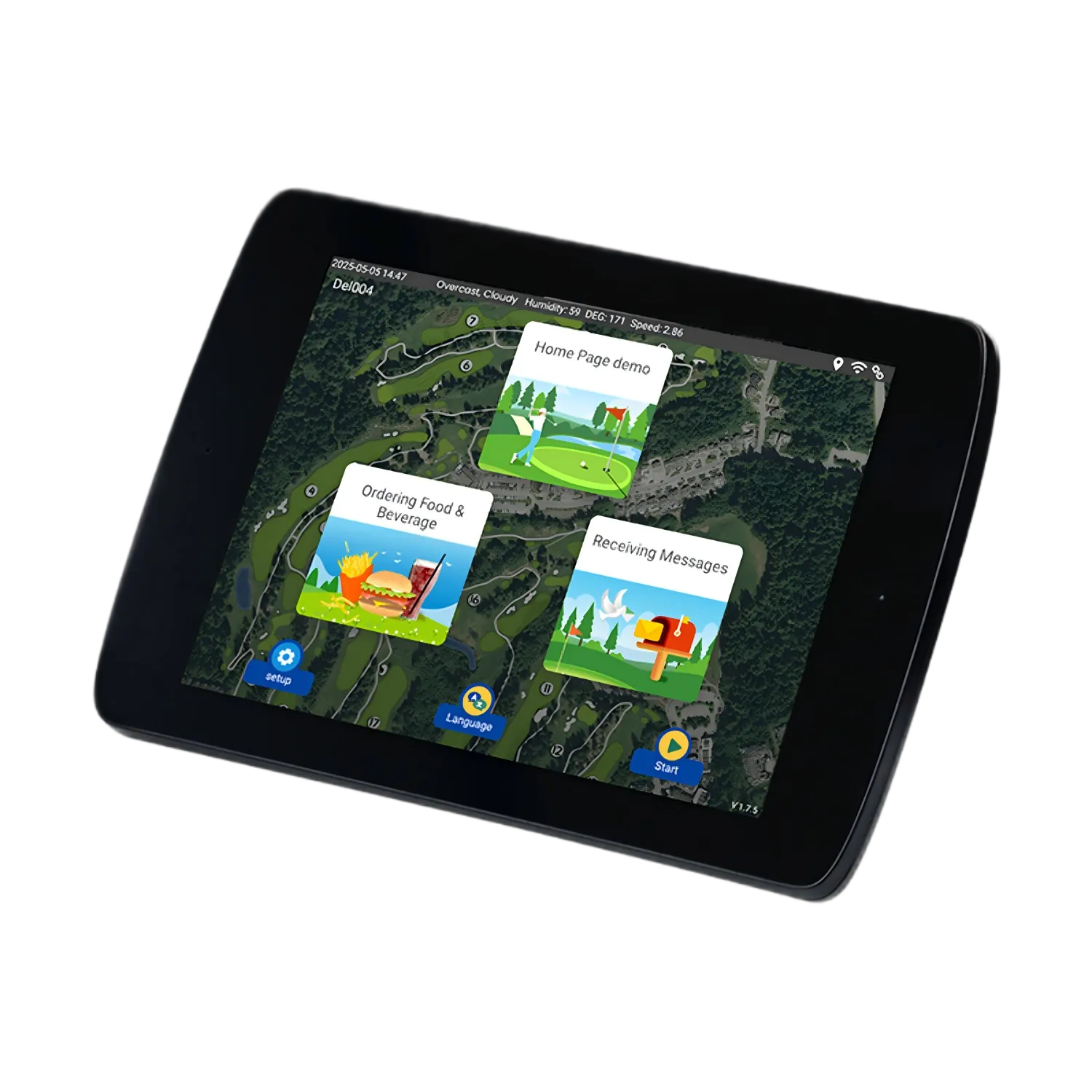 GPS for tara golf cart