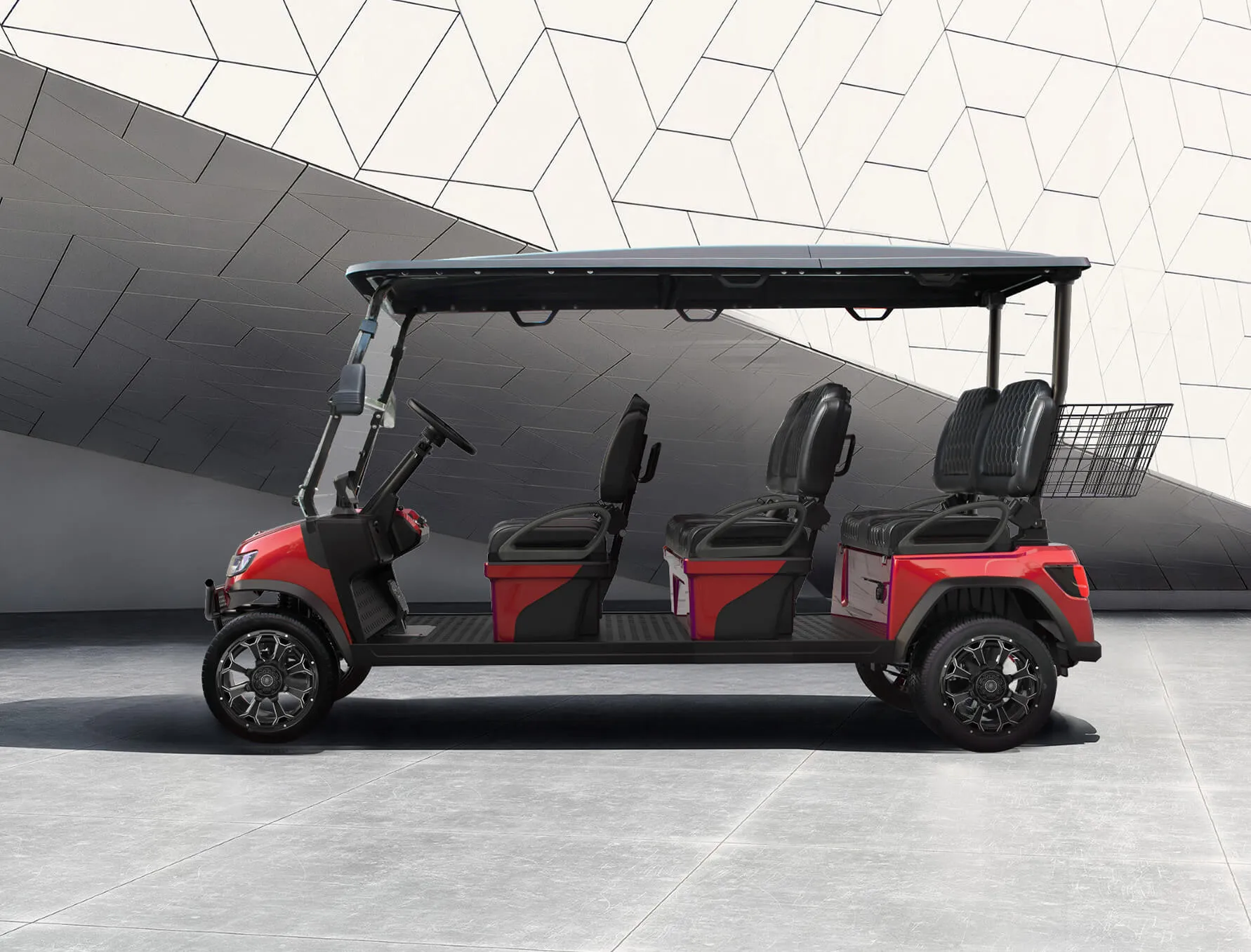 TARA golf carts on the course