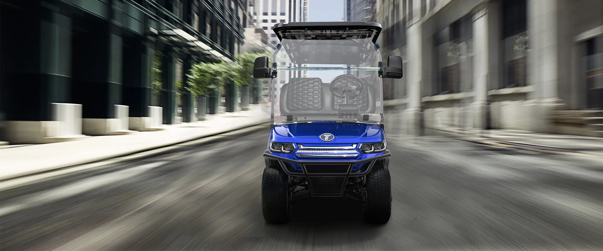 TARA fleet golf carts on the course