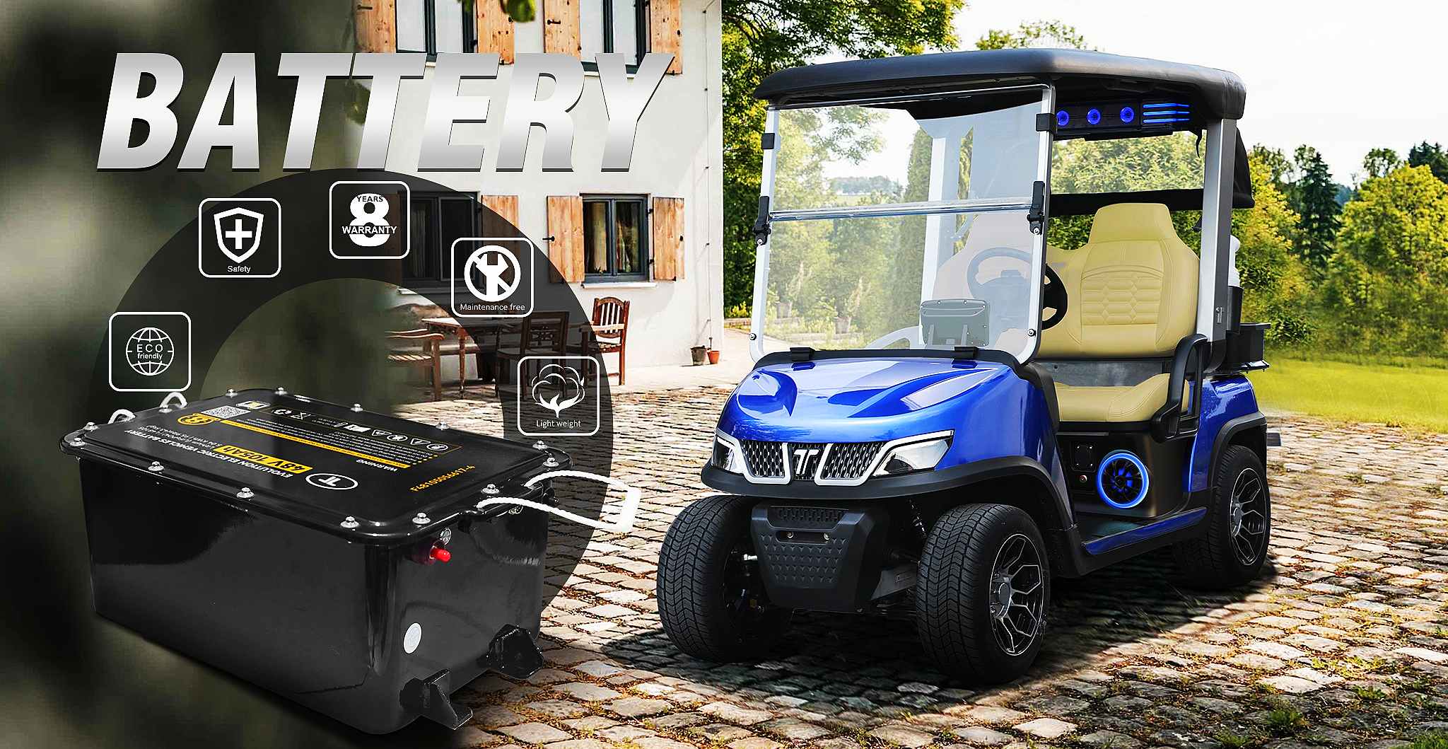 TARA Neighborhood Electric Vehicles Battery Heating System for Cold Weather