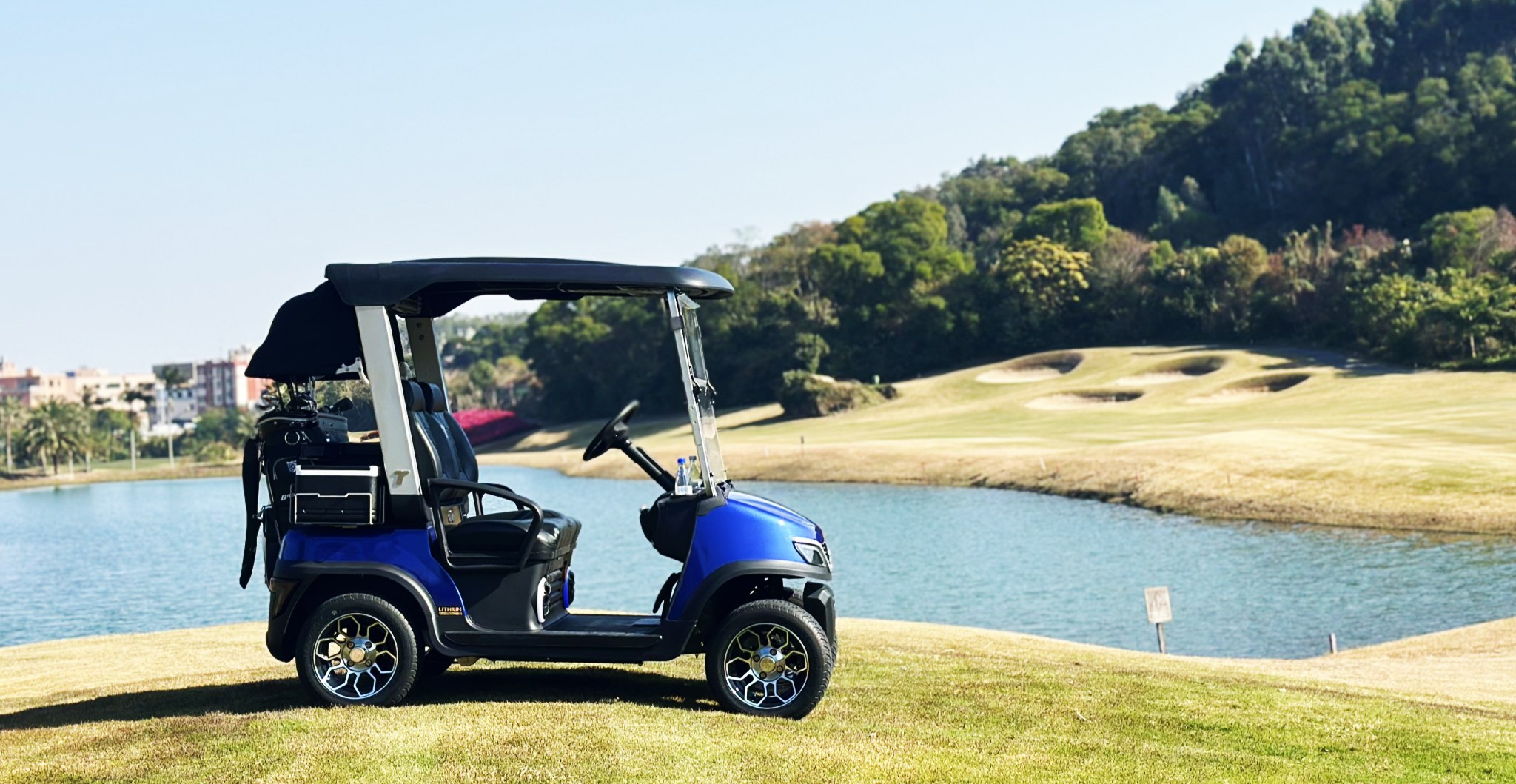 Tara Spirit Plus Golf Cart on Course – Perfect Size for Style and Performance
