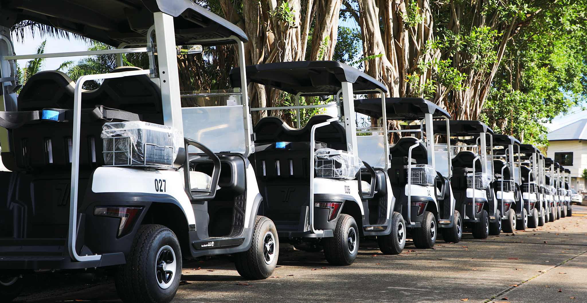 TARA Neighborhood Electric Vehicles Arriving for Delivery and Inspection
