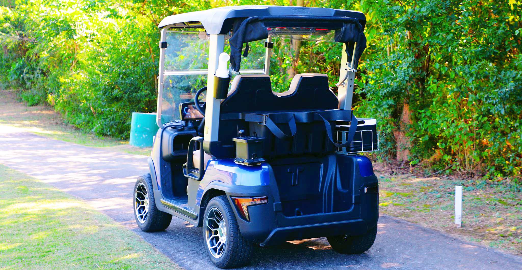 Motorcycle Golf Cart by Tara