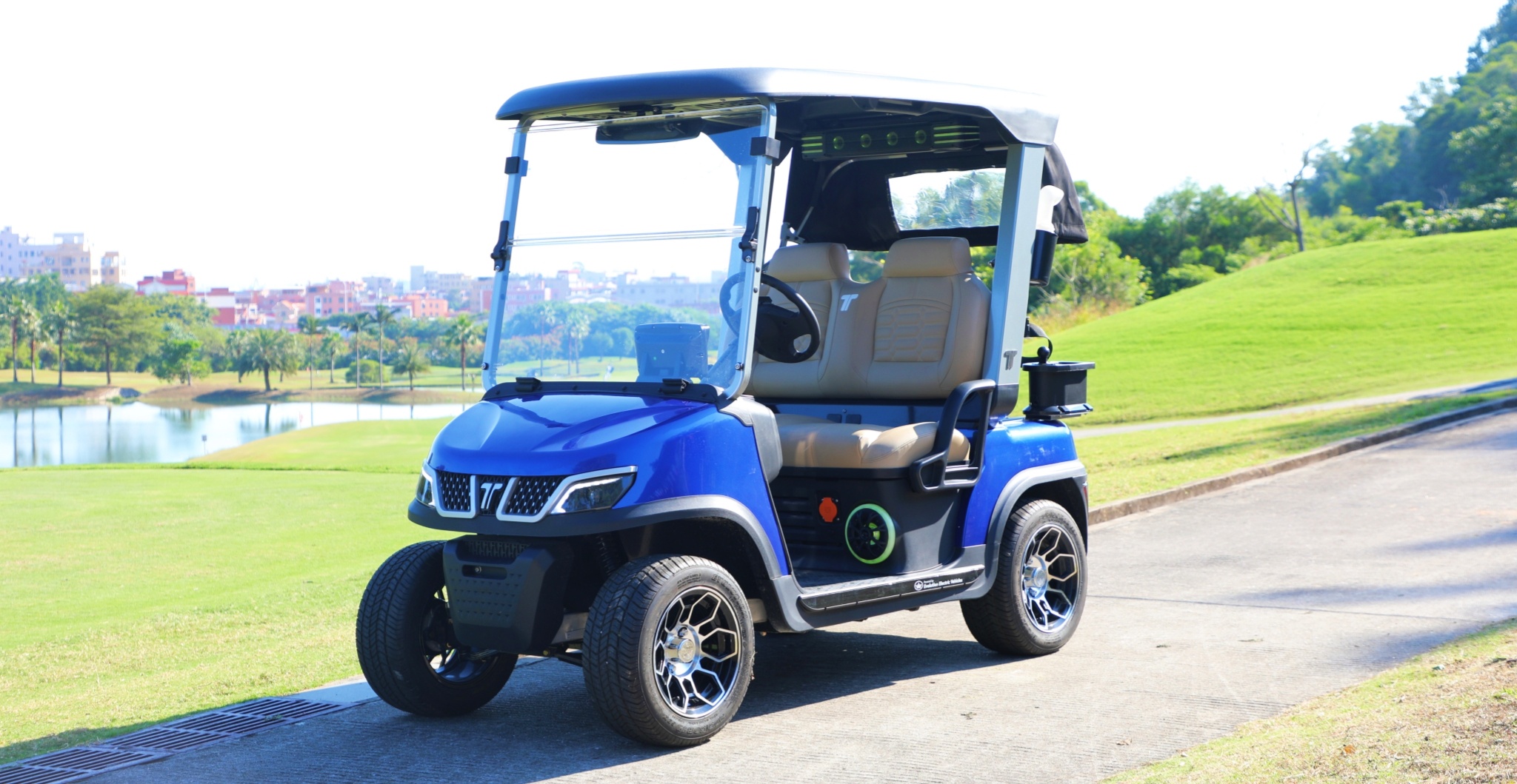 Tara 4x4 Electric Golf Cart on the Course