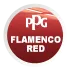 FLAMENCO RED COLOR ICON